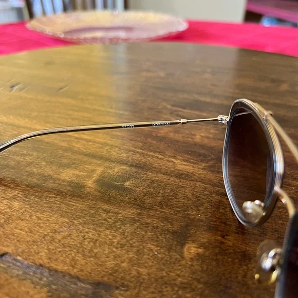 KREWE BRETON gold sunglasses. Krewe Breton sunglasses - Gold/Tortoise/Amber | Garmentory main image 4